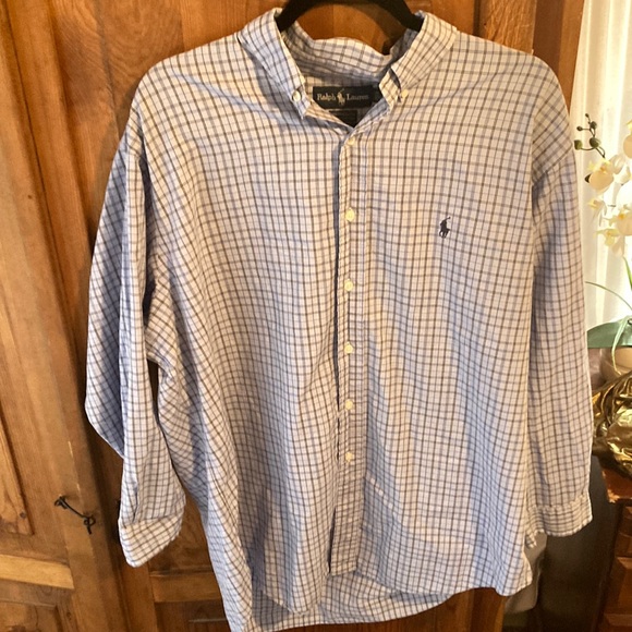 Light blueish grey polo Ralph Lauren dress shirt - Picture 2 of 5